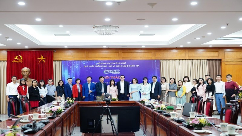 Lors de l'atelier sur le thème « Application et optimisation de l’efficacité du Portail des initiatives scientifiques, technologiques et d’innovation ». Photo : NDEL.