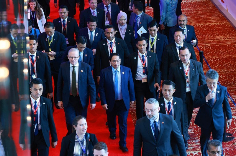 Le Premier ministre Pham Minh Chinh participe au Sommet de l'Asie de l'Est. Photo: VNA