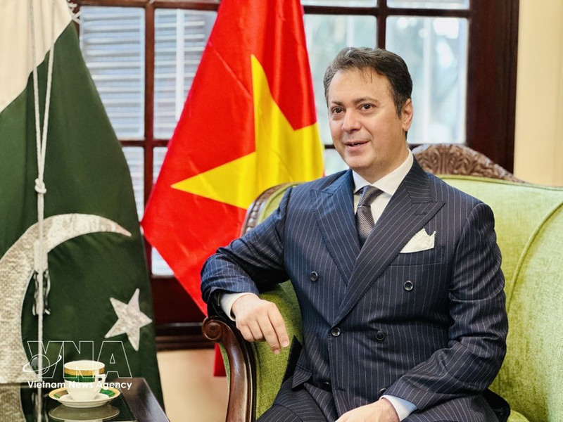 L’ambassadeur du Pakistan au Vietnam, Kohdayar Marri. Photo: VNA