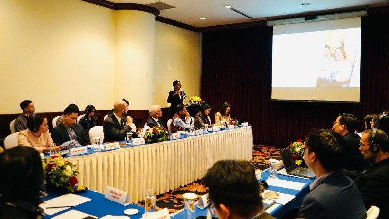 Réunion sur le développement d'un écosystème d'innovation lié à l'éducation en matière de propriété intellectuelle, le 24 novembre. Photo : NDEL.