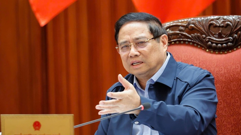 Le Premier ministre Pham Minh Chinh. Photo : NDEL.