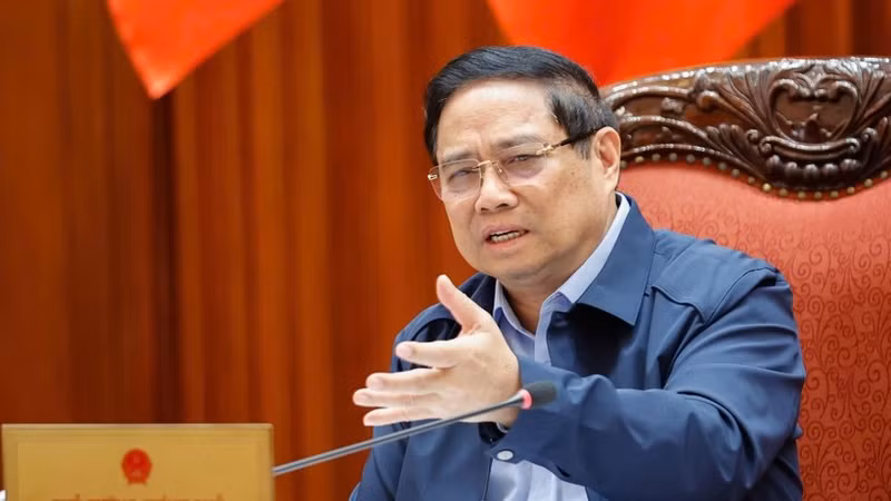 Le Premier ministre Pham Minh Chinh. Photo : NDEL.