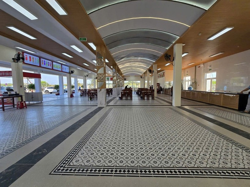 L'aire de repos située au km 205+92 fait partie du tronçon Vinh Hao – Phan Thiêt de l'autoroute Nord-Sud à l’Est. Photo : VNA.