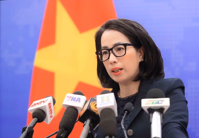 Pham Thu Hang, porte-parole du ministère des Affaires étrangères Photo : VNA