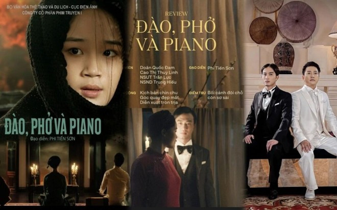 "Đào, Phở và Piano" (Pêche, Pho et Piano) est un film financé par l’État et réalisé par Phi Tiên Son. Photo : CTV.
