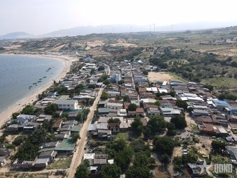 La zone pour la mise en œuvre du projet de centrale nucléaire de Ninh Thuan 1. Photo : qdnd.vn