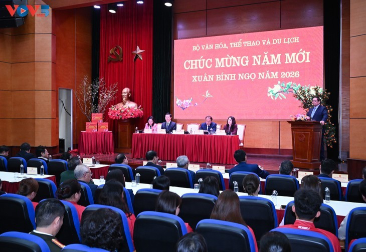 Vue d'ensemble de la rencontre. Photo : VOV.