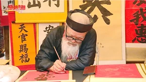 Temple de la Littérature en Fête de la calligraphie du Têt 2026