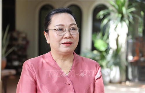 L’ambassadrice du Laos au Vietnam, Khamphao Ernthavanh. Photo : VNA
