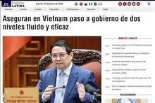 L'article publié sur le site Web de Prensa Latina. Photo: capture d'écran 