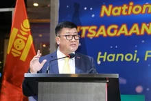 L’ambassadeur de Mongolie au Vietnam, Jigjee Sereejav. Photo : baoquocte.