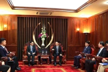 Lors de la réception. Photo : VNA.