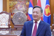 L’ambassadeur du Vietnam au Laos, Nguyen Minh Tam. Photo : VNA.