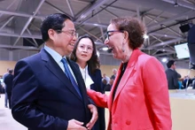 Le Premier ministre Pham Minh Chinh et Rebeca Grynspan, Secrétaire générale de la Conférence des Nations Unies sur le commerce et le développement (CNUCED). Photo : VNA 