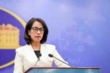 La porte-parole du ministère des Affaires étrangères, Pham Thu Hang.