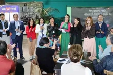 Les membres du "We Love Pho". Photo : VNA. 