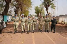 Des casques bleus vietnamiens en Afrique centrale.