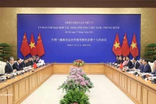 Lors de la 17ᵉ session du Comité directeur de la coopération bilatérale Vietnam–Chine à Hanoï. Photo : VNA. 