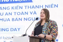 Kendra Rinas, cheffe de mission de l'OIM au Vietnam. Photo : VNA 