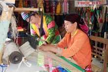 La coopérative Lanh Trang (Sa Phin, province de Tuyen Quang) offre du travail à de nombreuses femmes Hmong en difficulté. Photo : thoidai.com.vn