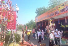 Une ambiance festive a marqué la cérémonie d’ouverture de la 2ᵉ Journée culturelle de l'ethnie Muong.