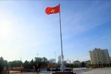Cérémonie de lever du drapeau sur l’île de Co To. Photo d’illustration : VNA.