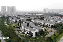 Projet d'appartements haut de gamme de Gamuda Gardens à Hanoï, financé par le groupe immobilier malaisien Gamuda Land. Photo : VNA. 