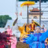Des spectacles d'art traditionnel vietnamien sont présentés dans l'espace du festival. Photo : VNA.