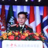 Le général d'armée Phan Van Giang, membre du Bureau politique, vice-Premier ministre et ministre de la Défense, prononce un discours lors de la première session plénière, consacrée à l’ordre international et à la stabilité stratégique au 13e Forum Xiangshan de Beijing. Photo : VNA