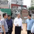 Le secrétaire général du Parti et président de la République, To Lam, sur le chantier du tronçon Hoang Cau - Voi Phuc de la rocade 1. Photo : VNA. 