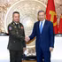 Le secrétaire général du PCV et président de la République To Lam et le général d’armée Tea Seiha, vice-Premier ministre et ministre de la Défense du Royaume du Cambodge. (Photo : DANG KHOA)