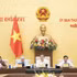 Le président de l'Assemblée nationale, Tran Thanh Man (au milieu), lors de la réunion. Photo : quochoi.vn