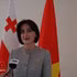 La vice-Première ministre et ministre des Affaires étrangères de Géorgie, Maka Botchorishvili. Photo: VNA.