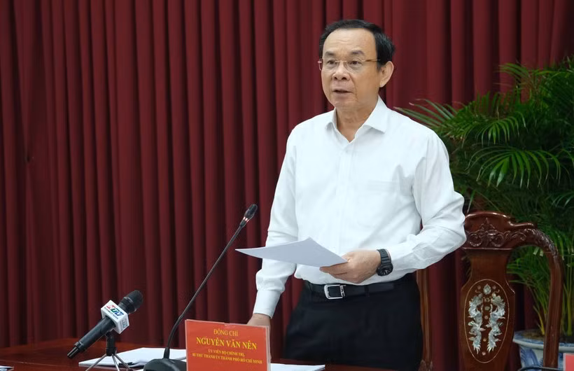 Nguyen Van Nen, membre du Bureau Politique et permanent du sous-comité des documents du 14e Congrès national du PCV. Photo : VNA