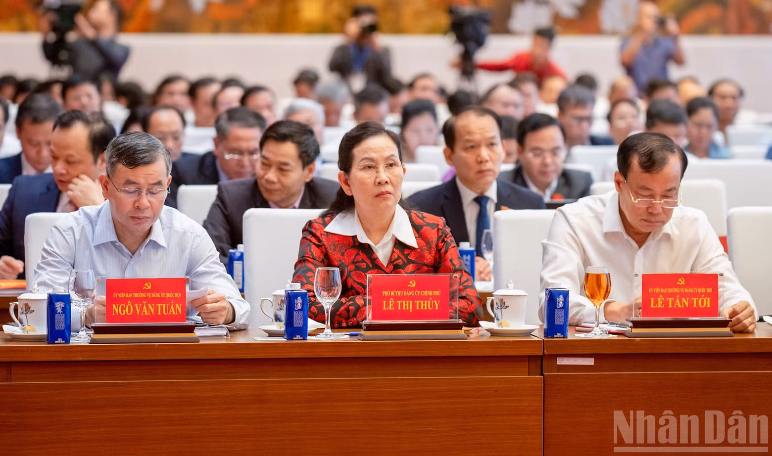 Les délégués participent à la conférence. (Photo : DUY LINH)