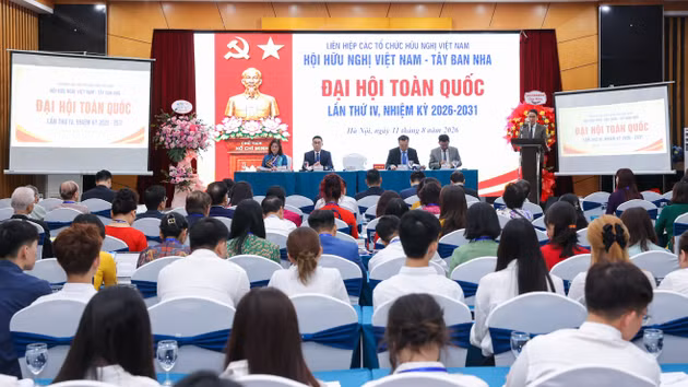 Le IVe congrès national pour le mandat 2026-2031 de l’Association d’amitié Vietnam-Espagne. Photo : thoidai.com.vn