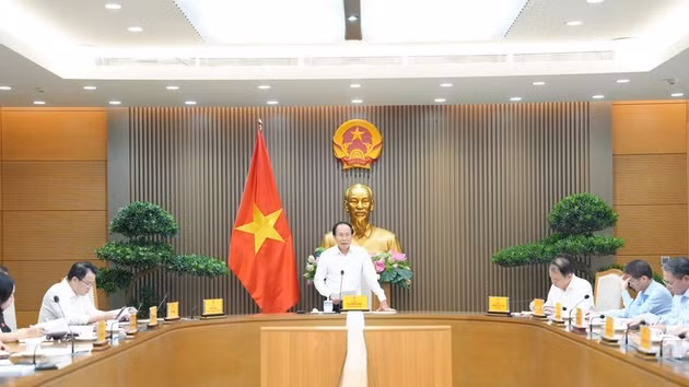 Le vice-Premier ministre Le Tien Chau préside plusieurs réunions pour écouter des rapports d'examen global. Photo : VNA.
