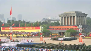 Le défilé de la Fête nationale incarne l'unité, la volonté et la confiance. Photo : NDEL.