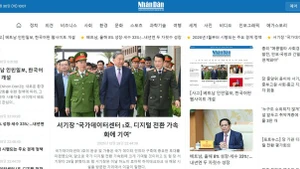 La version coréenne de Nhân Dân en ligne (accessible à l’adresse kr.nhandan.vn).