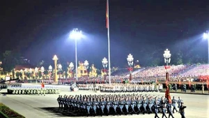 80e Fête nationale : répétition générale nationale du défilé à la place Ba Dinh