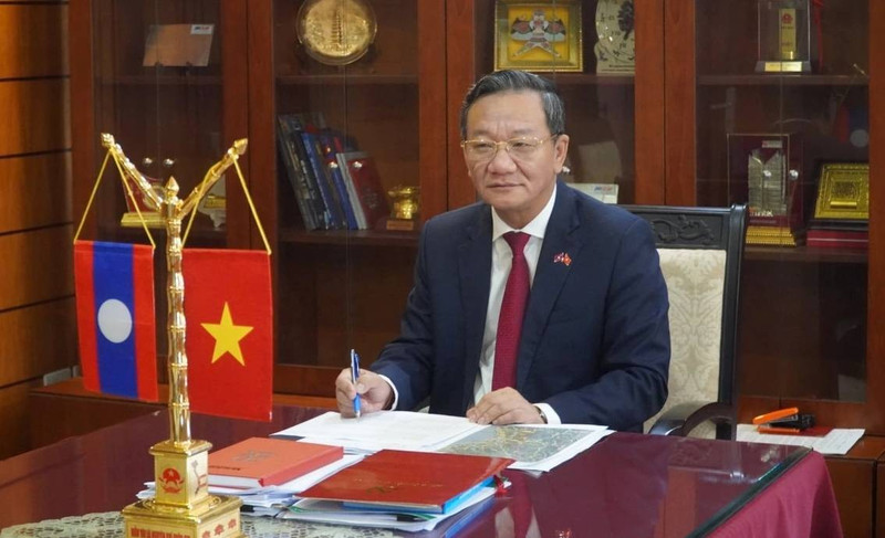 L'ambassadeur du Vietnam au Laos, Nguyen Minh Tam. Photo : VOV.