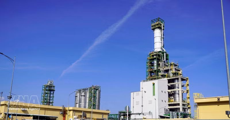 Vue partielle du complexe pétrochimique de Long Son, à Hô Chi Minh-Ville. Photo : VNA.