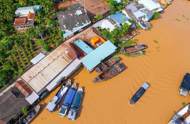 Le village artisanal de fil de fibre de coco d’An Thanh. Photo: VOV