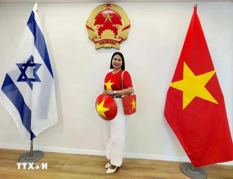 La présidente de l’Association des Vietnamiens en Israël Truong Thi Hong. Photo : VNA.