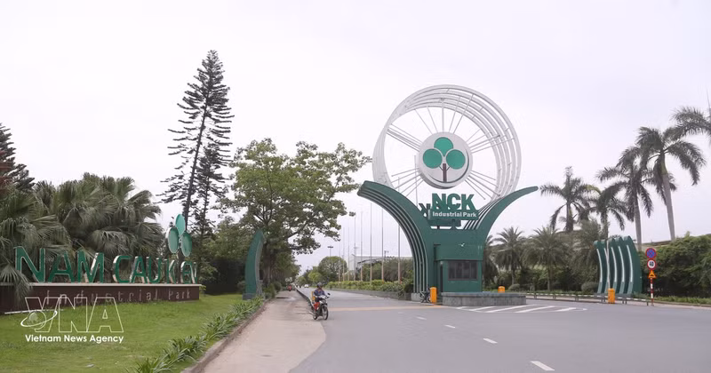 Le parc industriel de Nam Cau Kien, modèle économique privé typique de Hai Phong, a été sélectionné par l'Organisation des Nations Unies pour le développement industriel (ONUDI) parmi 37 parcs industriels répartis dans 7 pays pour participer au Programme mondial de parcs éco-industriels. Photo : VNA.