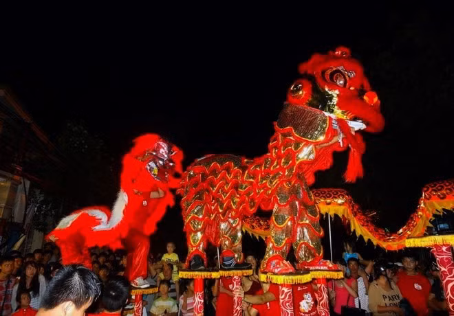 Danse de la licorne à Hoi An. Photo : Vietnam+