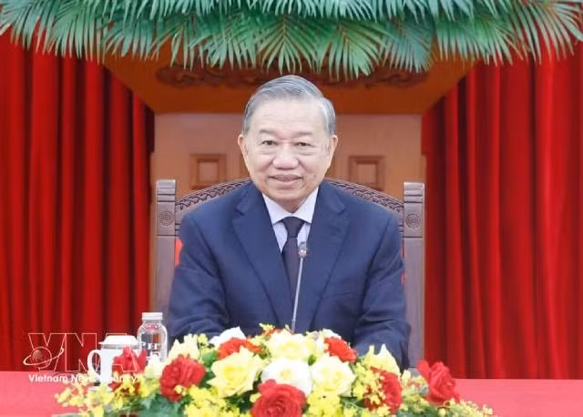 Le secrétaire général du Comité central du Parti communiste du Vietnam (PCV) et président du Vietnam, To Lam. Photo : VNA.