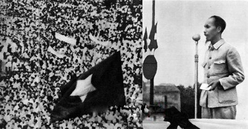 Le 2 septembre 1945, sur la place Ba Dinh à Hanoï, le président Ho Chi Minh a lu la Déclaration d’indépendance, proclamant la naissance de la République démocratique du Vietnam. Photo d’archive.