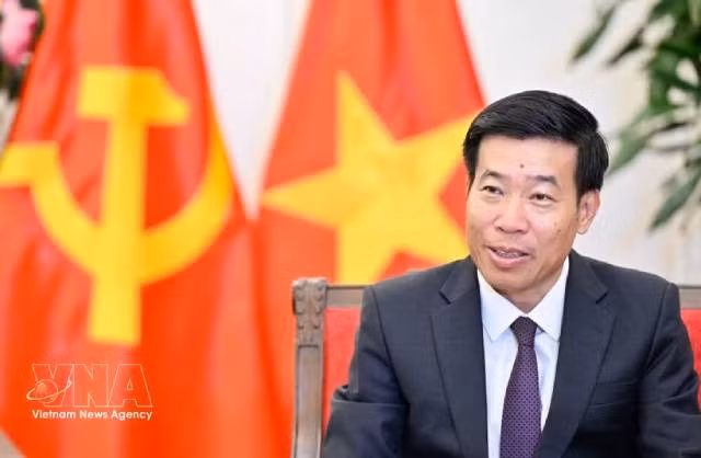 Le vice-ministre vietnamien des Affaires étrangères, Le Manh Cuong. Photo : VNA. 