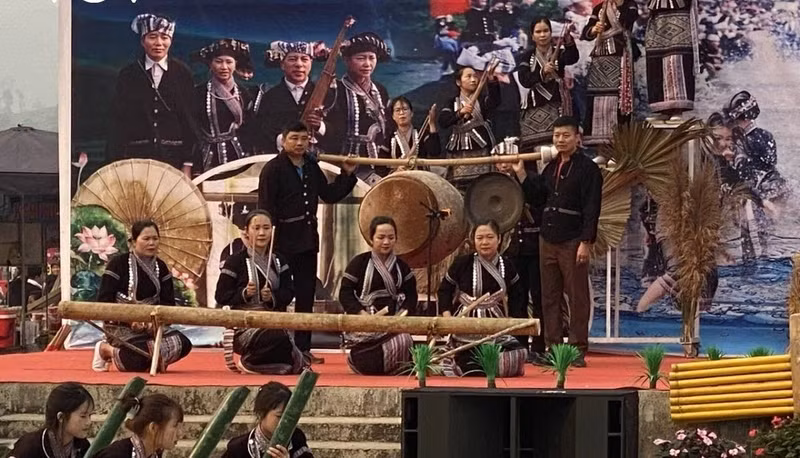 Bun Voc Nam, une fête emblématique de la communauté lao à Lai Châau. Photo: VOV